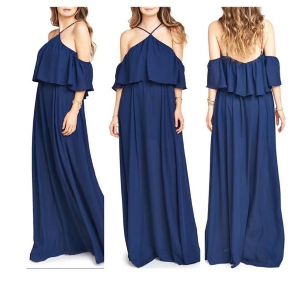 Show me your Mumu Rebecca rich navy crisp - Picture 1 of 5